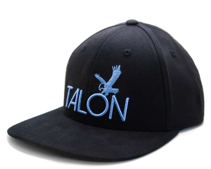 Flat Brim Hat - Black/Blue/White by Talon Golf