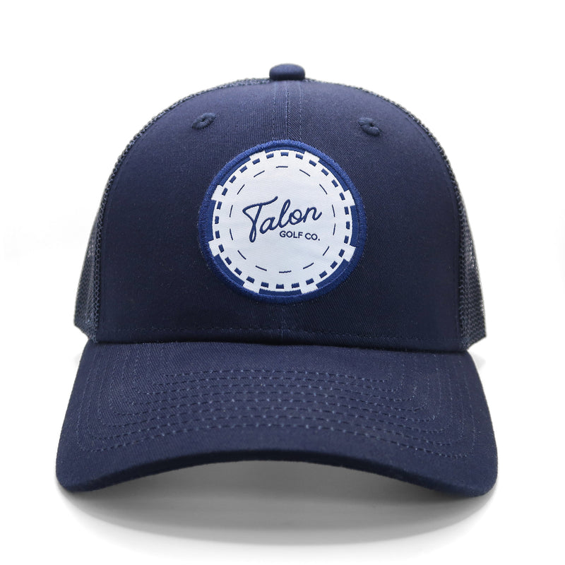 Poker Chip - Navy Blue Trucker Hat by Talon Golf