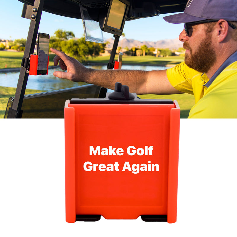 Phone Caddy - Make Golf Great Again by Desert Fox Golf