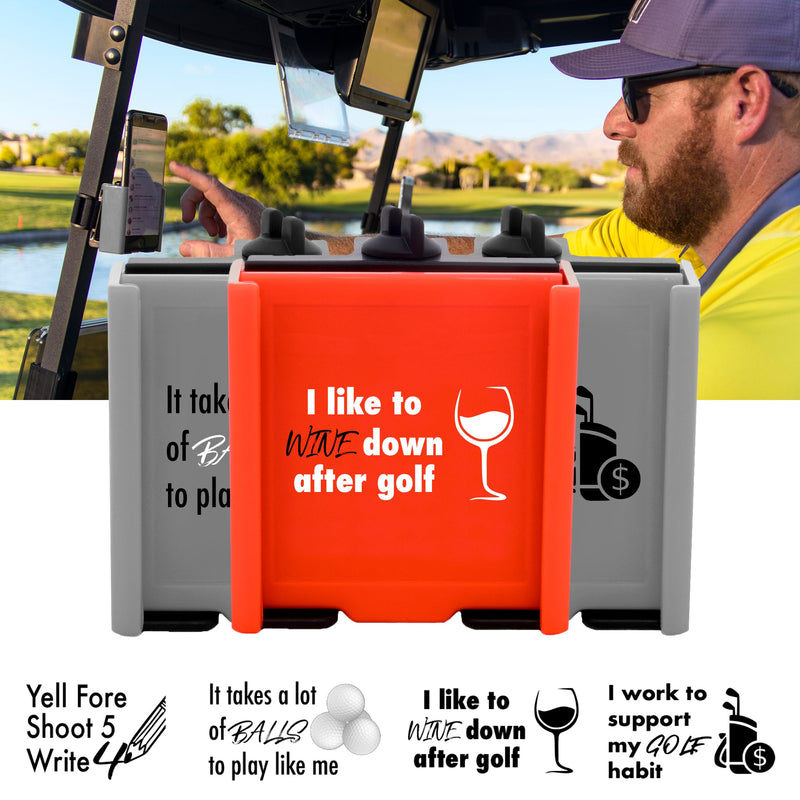 Phone Caddy - Funny Quotes by Desert Fox Golf