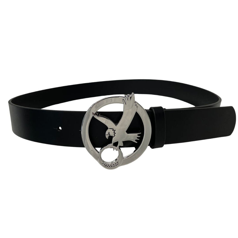 Black Eagle Buckle Leather Belt by Talon Golf