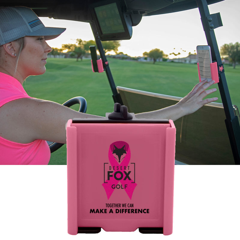 Phone Caddy - Pink Ribbon by Desert Fox Golf