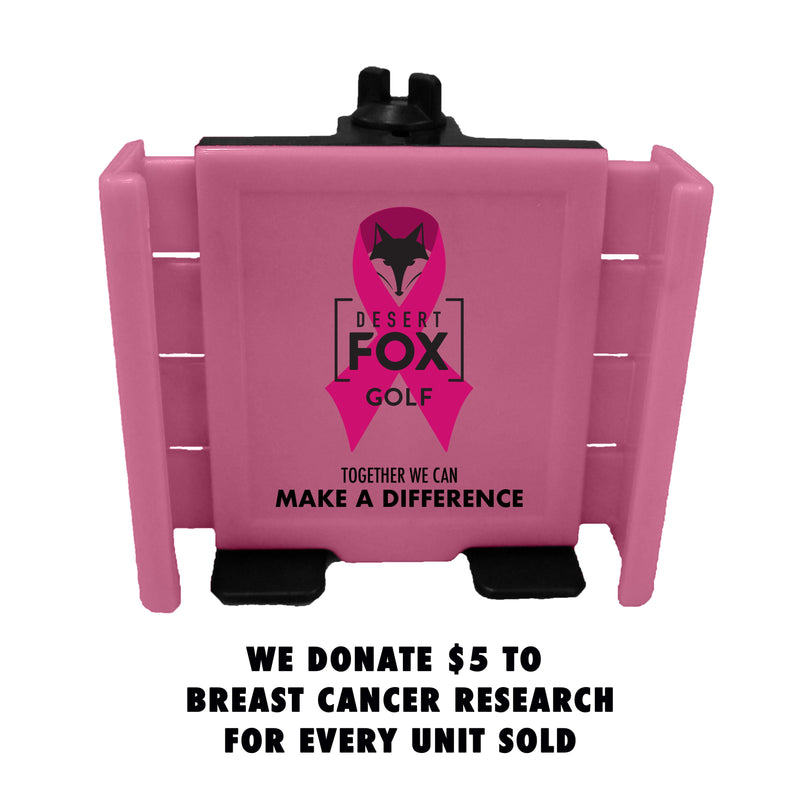 Phone Caddy - Pink Ribbon by Desert Fox Golf