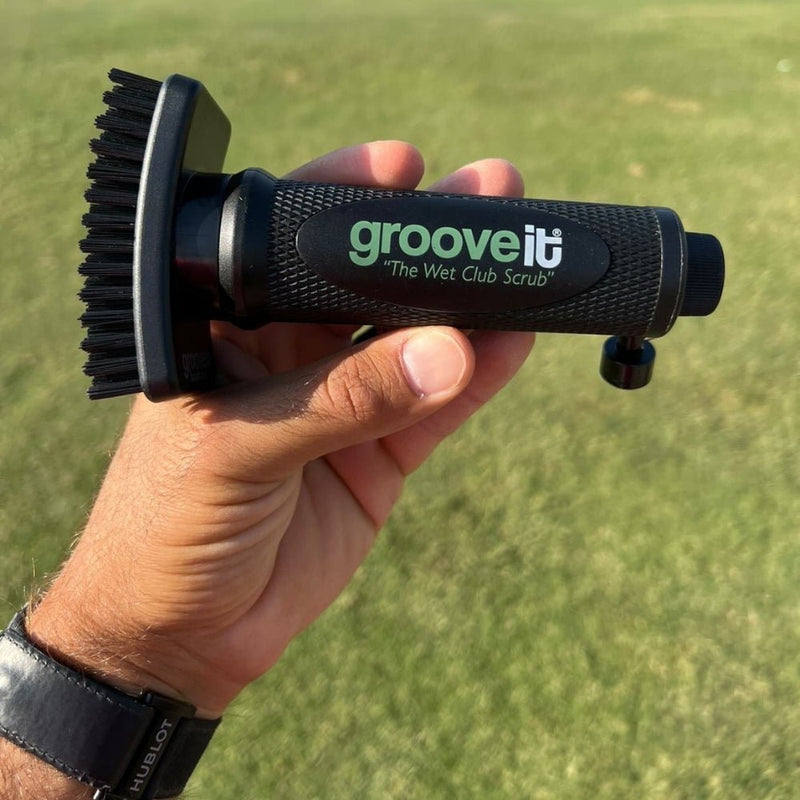 Grooveit "The Wet Club Scrub" Golf Club Brush by Grooveit