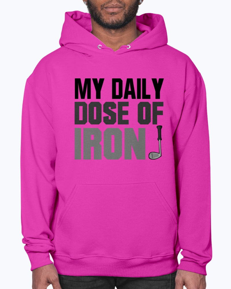 My Daily dose of Iron - Golf - Hoodie by Tshirt Unlimited