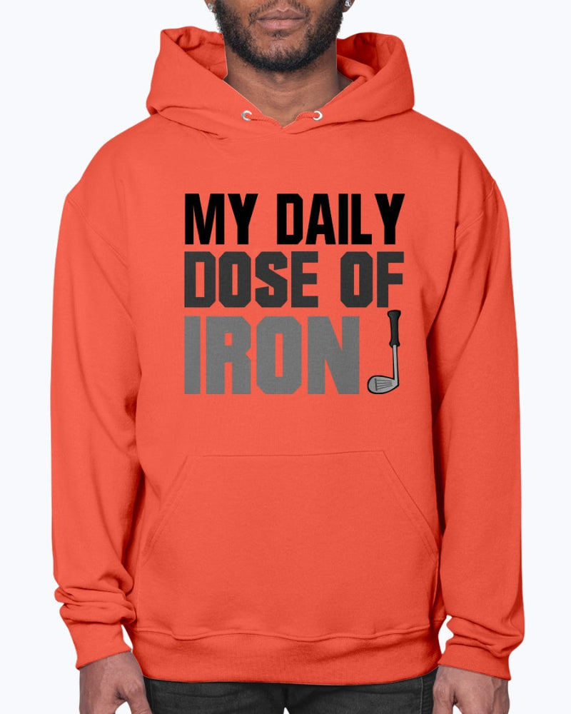 My Daily dose of Iron - Golf - Hoodie by Tshirt Unlimited