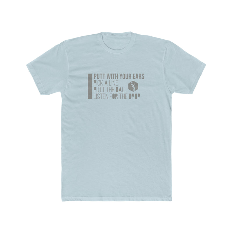 Putt with your Ears Unisex Heavy Cotton Tee