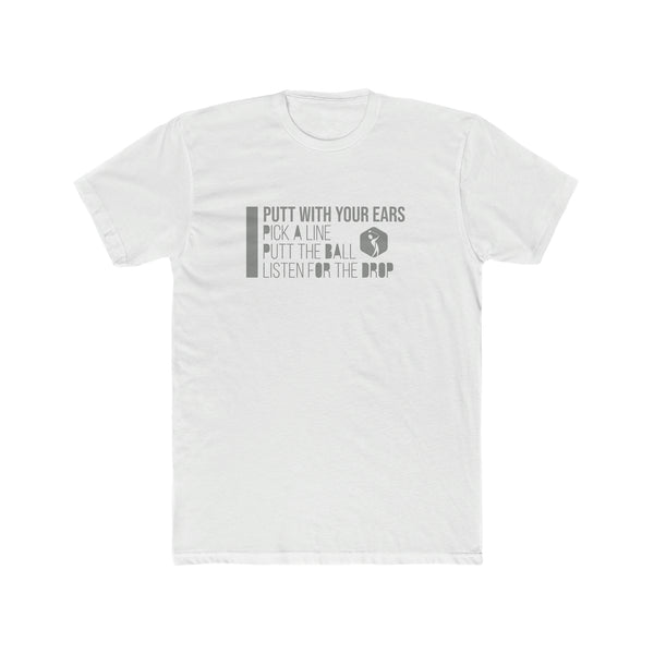 Putt with your Ears Unisex Heavy Cotton Tee