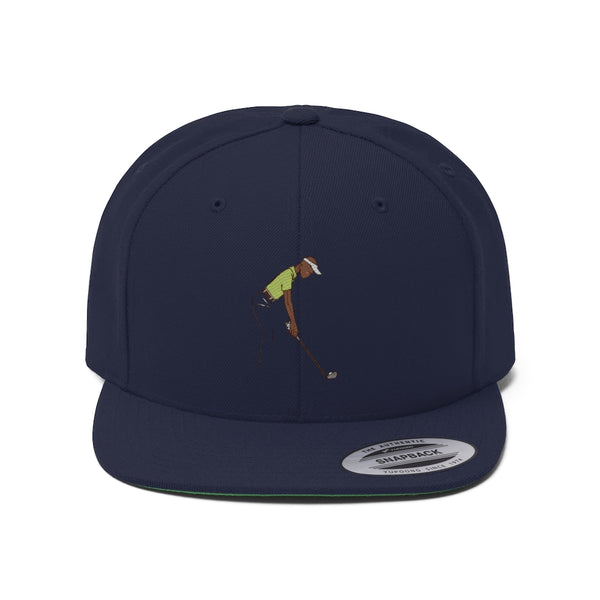Golf Bro Unisex Flat Bill Hat